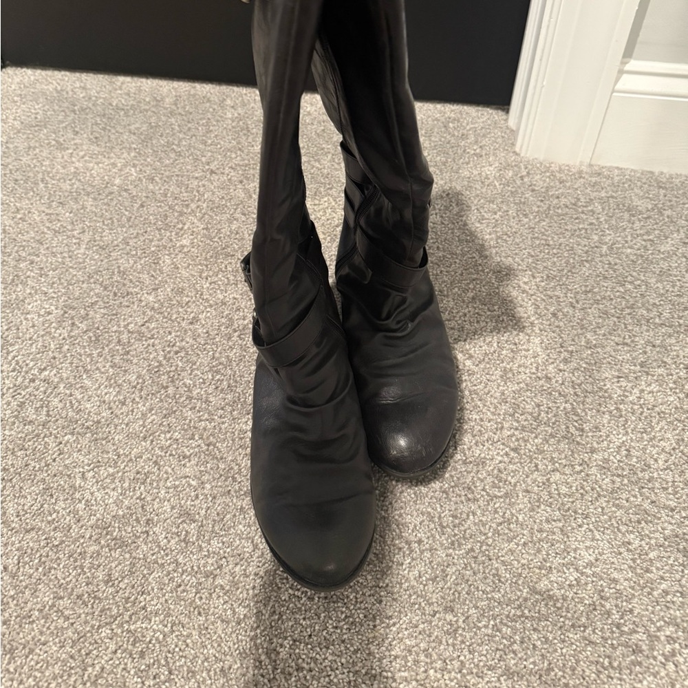 Women’s diba knee high black boots. Size 8.5 8 1/2 - Picture 3 of 6